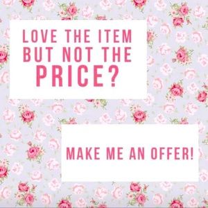 Welcoming reasonable offers…